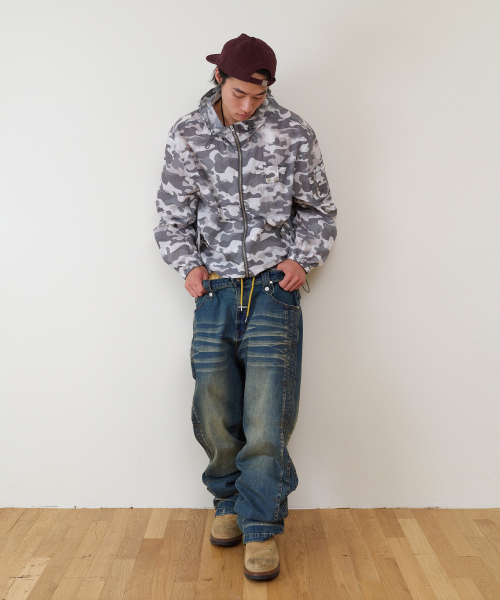 RIBSTOP SHEER WINDBREAKER CAMO