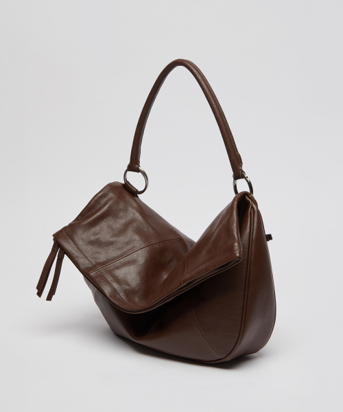 Small fling flap bag(Deep brown)_OVBAX26260VTB