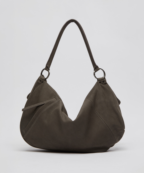 Fling flap bag(Nubuck grey)_OVBAX26251NUG