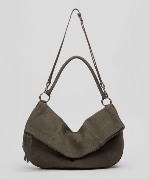Fling flap bag(Nubuck grey)_OVBAX26251NUG