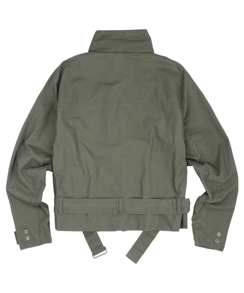 GJ115 A-2 얼터 빈티지 워시드 필드 자켓 (OLIVE)