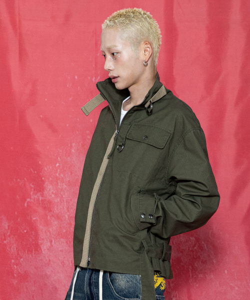 GJ115 A-2 얼터 빈티지 워시드 필드 자켓 (OLIVE)