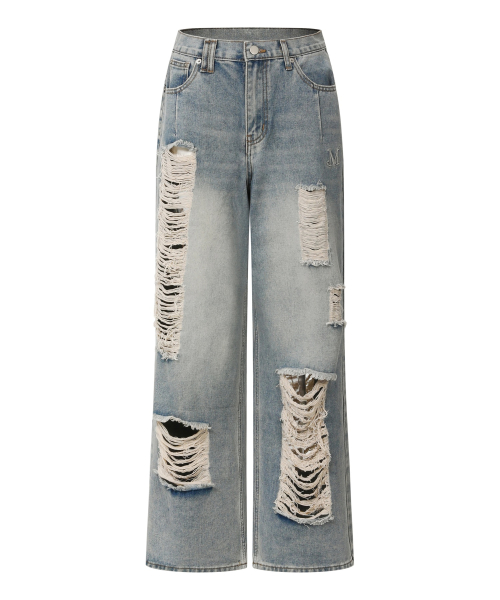 DUSTY DESTROY WASHING PANTS (2COLOR)