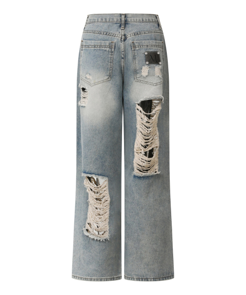 DUSTY DESTROY WASHING PANTS (2COLOR)