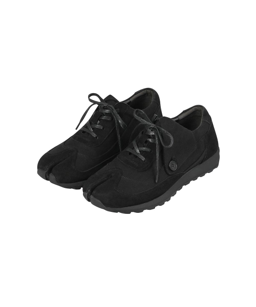 Folding tabi sneakers BLACK