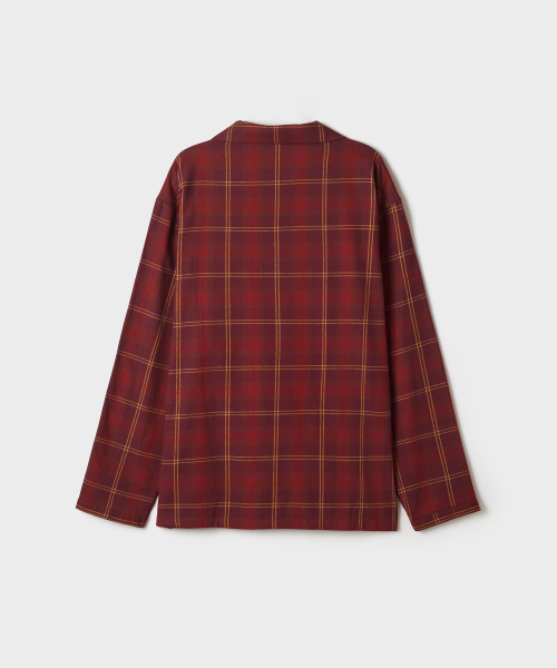[HARRY POTTER] Flannel Pajamas (Burgundy)_SPPPG4TU02