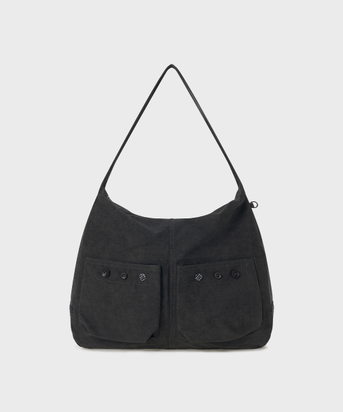 Cozy Hobo Bag (Charcoal)