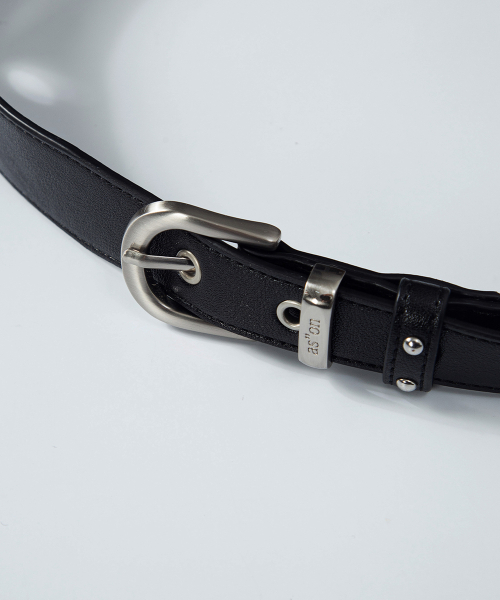 DUET EYELET BELT / BLACK