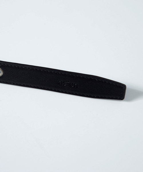 DUET EYELET BELT / BLACK
