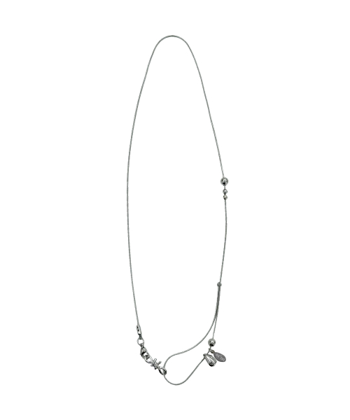 CLAIR LAYERED NECKLACE / SILVER