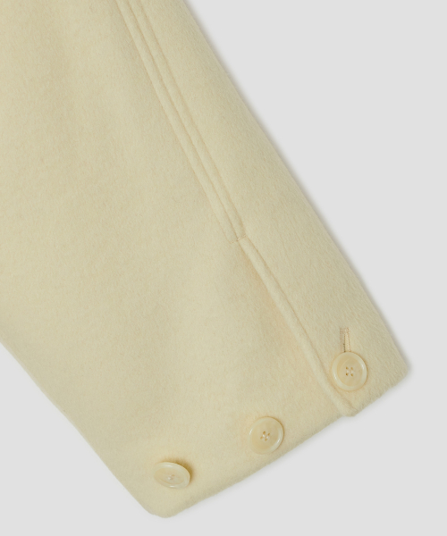 Hooded Half Coat [Yellow]