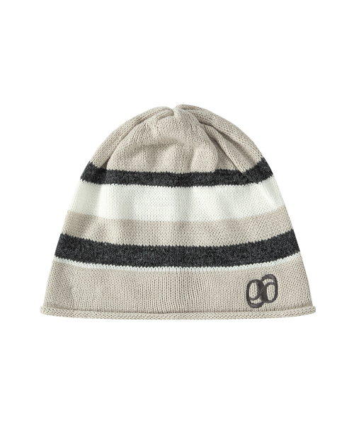 LOLLY STRIPE BEANIE / BEIGE