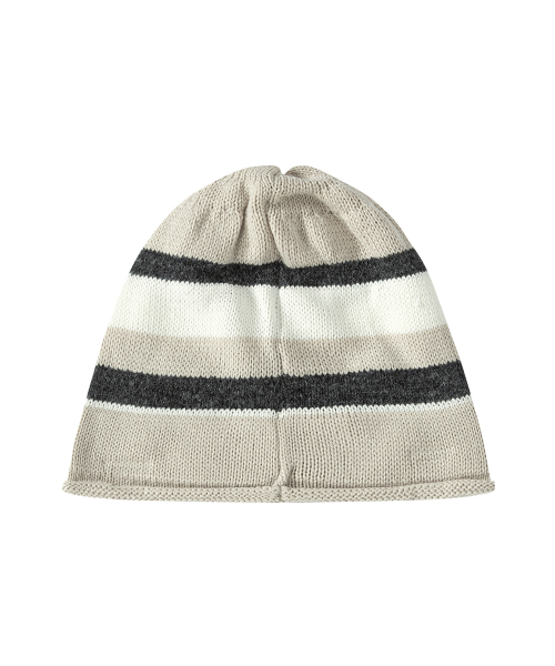LOLLY STRIPE BEANIE / BEIGE
