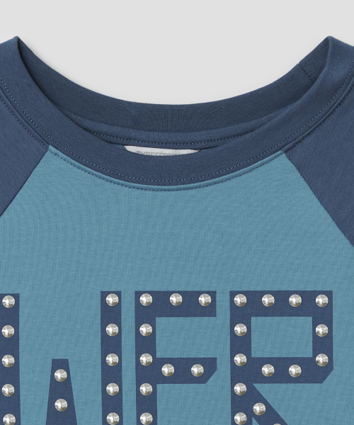Web Hotfix Raglan Top [Blue]