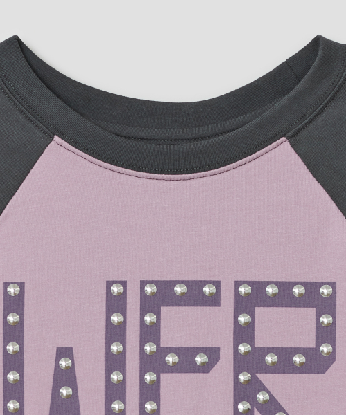Web Hotfix Raglan Top [Purple]