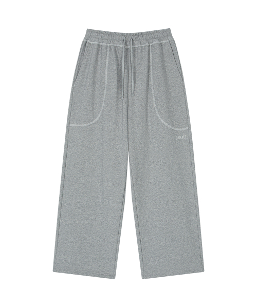 MORROW TRAINING PANTS / MELANGE GRAY