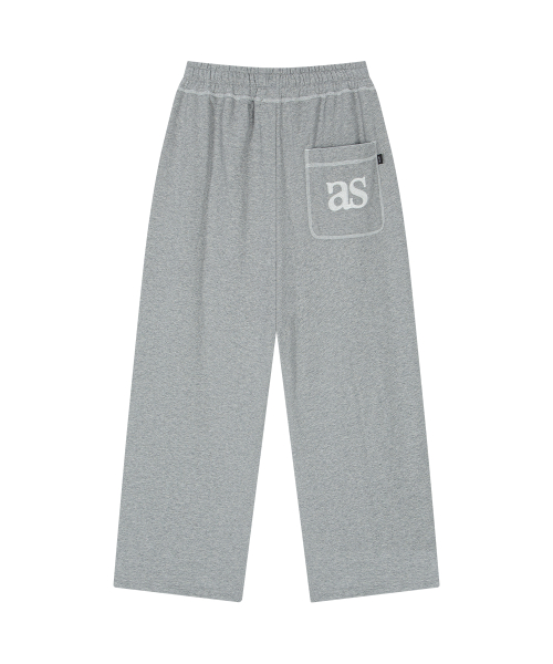 MORROW TRAINING PANTS / MELANGE GRAY