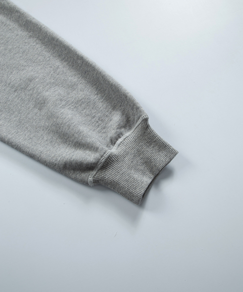 MORROW TRAINING HOOD ZIP-UP / MELANGE GRAY
