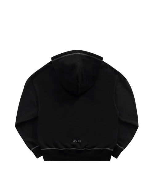 MORROW TRAINING HOOD ZIP-UP / BLACK