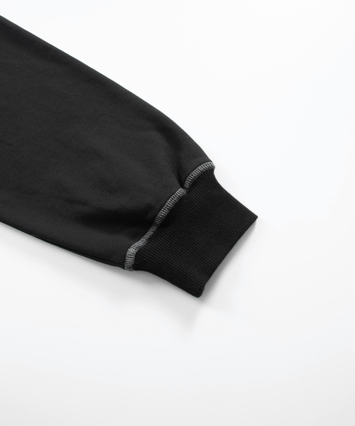 MORROW TRAINING HOOD ZIP-UP / BLACK