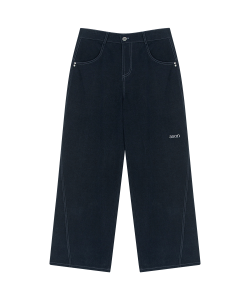 NOVA WIDE PANTS / NAVY