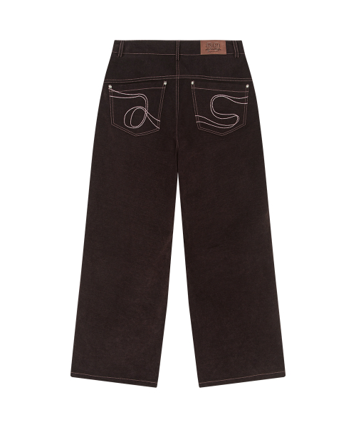 NOVA WIDE PANTS / WINE