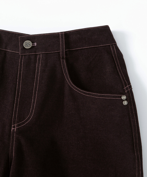NOVA WIDE PANTS / WINE