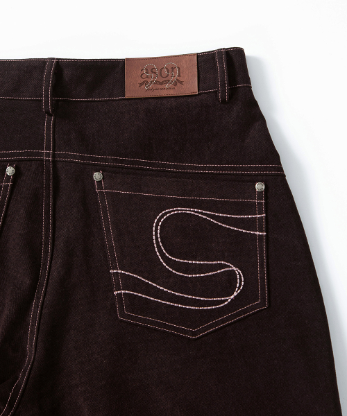 NOVA WIDE PANTS / WINE