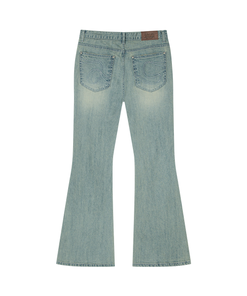 DAWN BOOTCUT DENIM PANTS / LIGHT BLUE