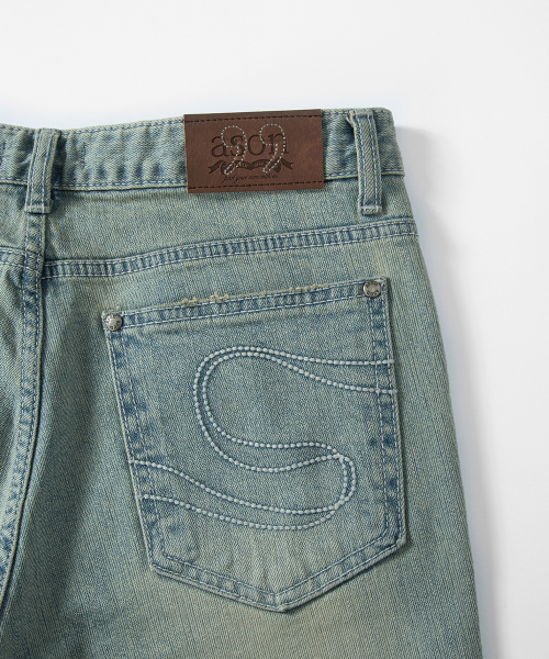 DAWN BOOTCUT DENIM PANTS / LIGHT BLUE