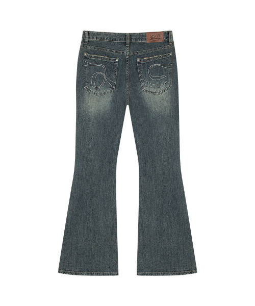 DAWN BOOTCUT DENIM PANTS / VINTAGE BLUE