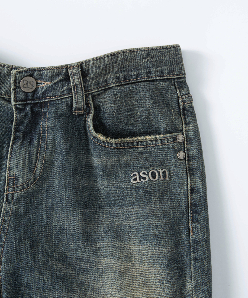 DAWN BOOTCUT DENIM PANTS / VINTAGE BLUE