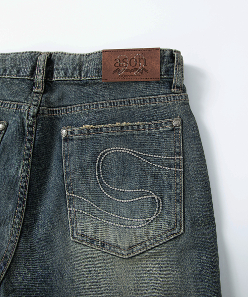 DAWN BOOTCUT DENIM PANTS / VINTAGE BLUE