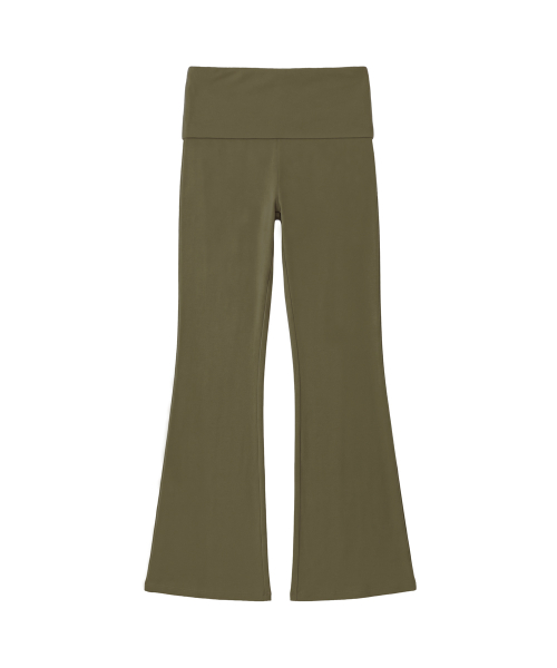 Slim Crystal Glam Pants_Khaki