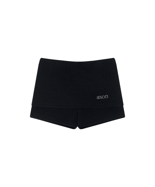 ROMY SKIRT PANTS / BLACK