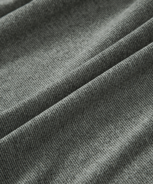 RUFFLE UNBALANCE SKIRT / GRAY