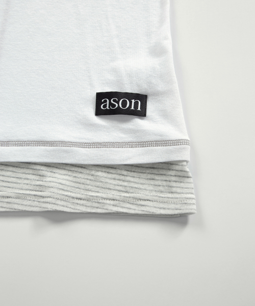 POINT LAYERED LONG SLEEVE / WHITE