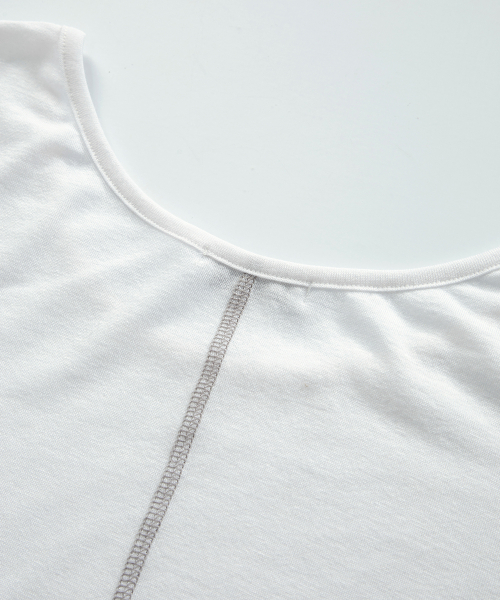 POINT LAYERED LONG SLEEVE / WHITE