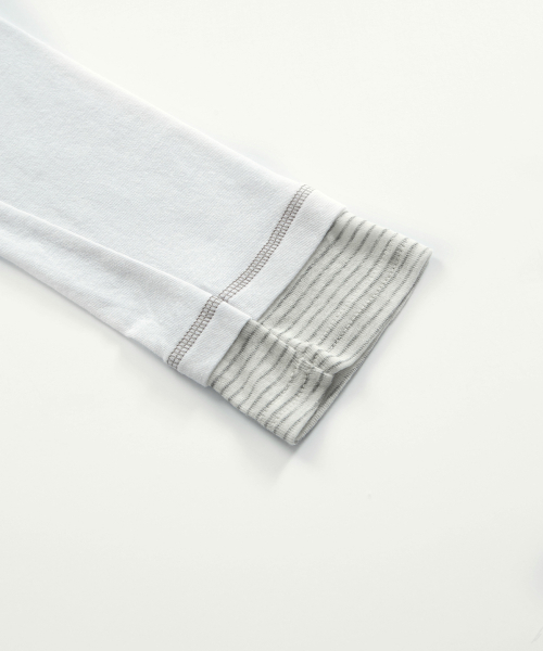 POINT LAYERED LONG SLEEVE / WHITE