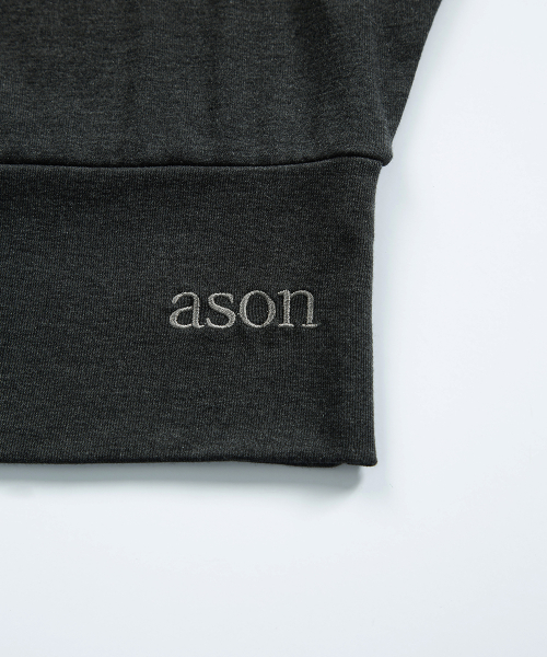 GLEAM OFF SHOULDER LONG SLEEVE / CHARCOAL