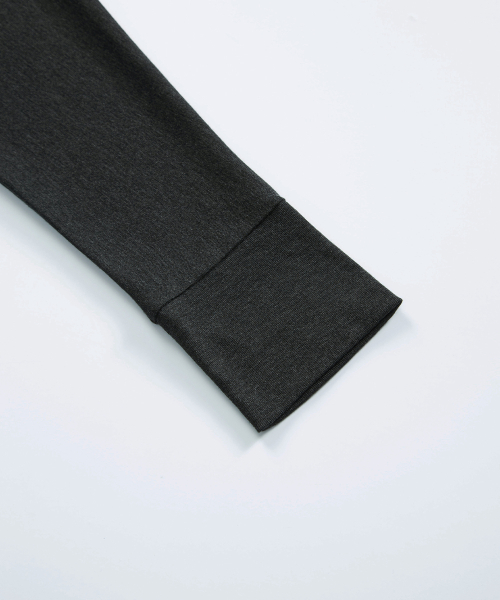GLEAM OFF SHOULDER LONG SLEEVE / CHARCOAL