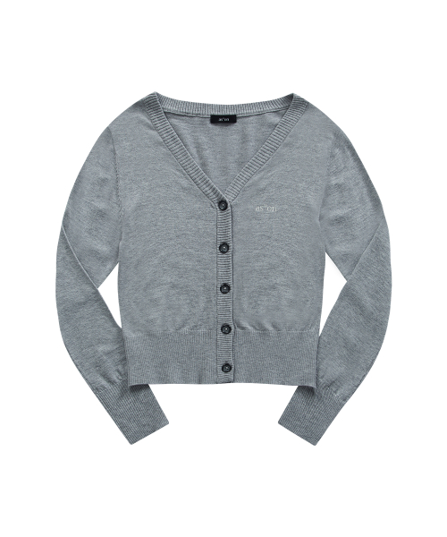 SOFTY BASIC CARDIGAN / GRAY