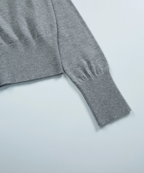 SOFTY BASIC CARDIGAN / GRAY