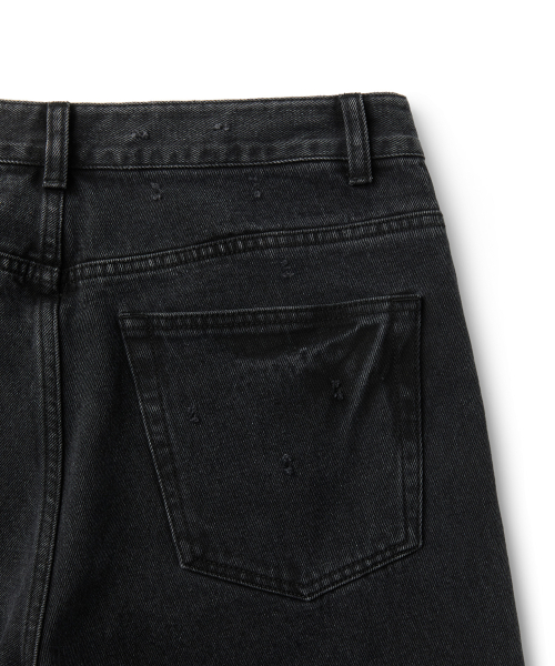 GLEAM TRACE JEANS (BLACK)