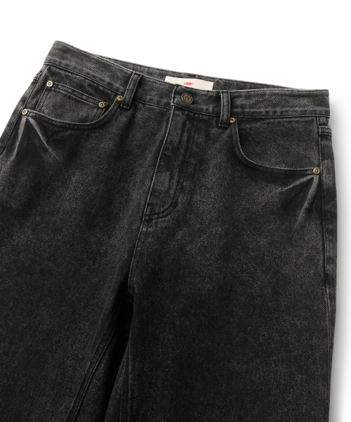 BIAS SHIFT JEANS (WASHED BLACK)