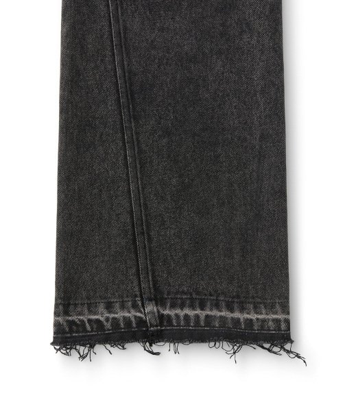 BIAS SHIFT JEANS (WASHED BLACK)