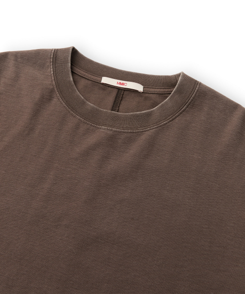 [REGULAR FIT] VEIL LONG SLEEVE (BROWN)