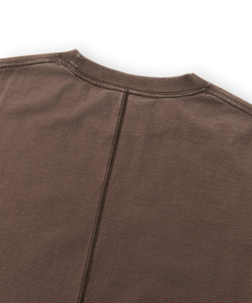 [REGULAR FIT] VEIL LONG SLEEVE (BROWN)