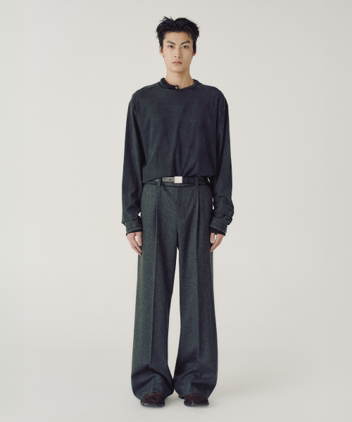 [REGULAR FIT] VEIL LONG SLEEVE (BLACK)