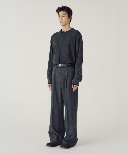 [REGULAR FIT] VEIL LONG SLEEVE (BLACK)